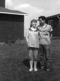 HENRY AND KAREN AS TEENAGERS- CIRCA 1952.